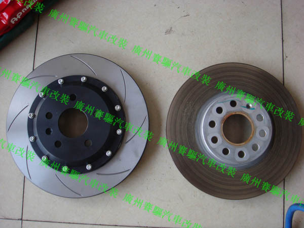 高爾夫GTI改裝紅色AP5200大四活塞作業