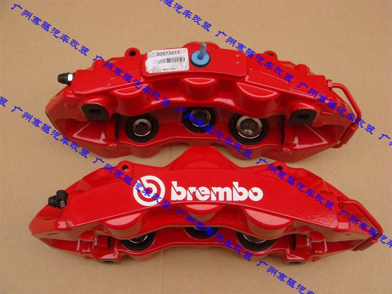 日產(chǎn)G35 G37 350Z 370Z等車型升級(jí)BREMBO GT版剎車套件 競(jìng)技版大六活塞剎車鮑魚