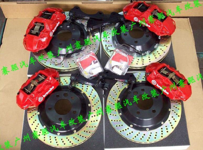 雪佛蘭科邁羅改裝BREMBO GT版實車套裝 大黃蜂專用BREMBO GT版前6后4剎車套裝