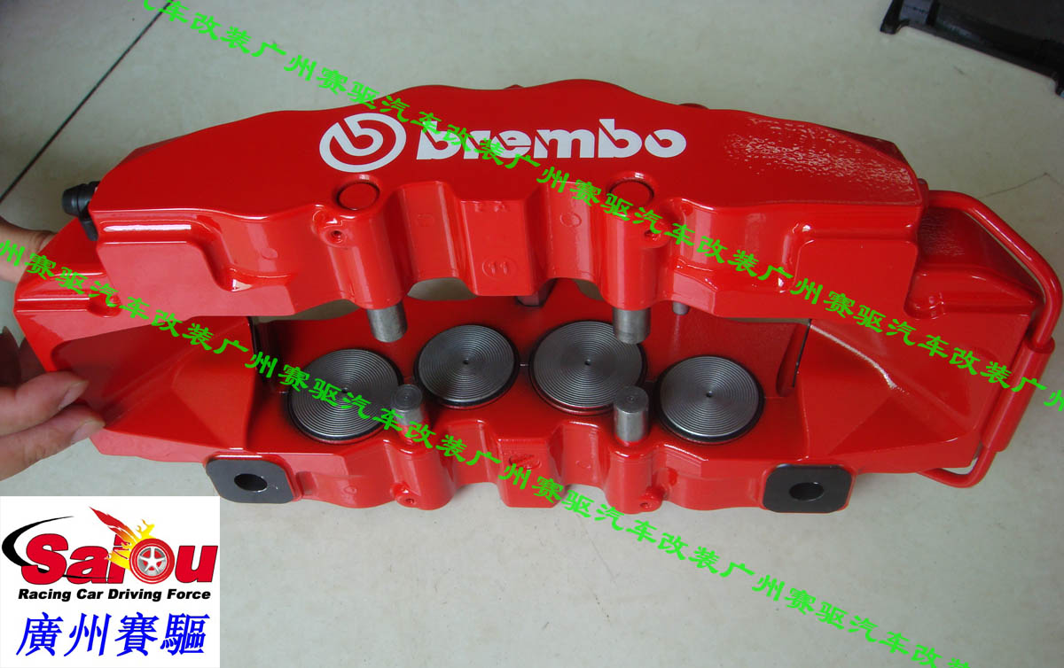 奔馳G55/G500升級意大利BREMBO 8活塞競技版剎車套裝 配套380MM剎車盤