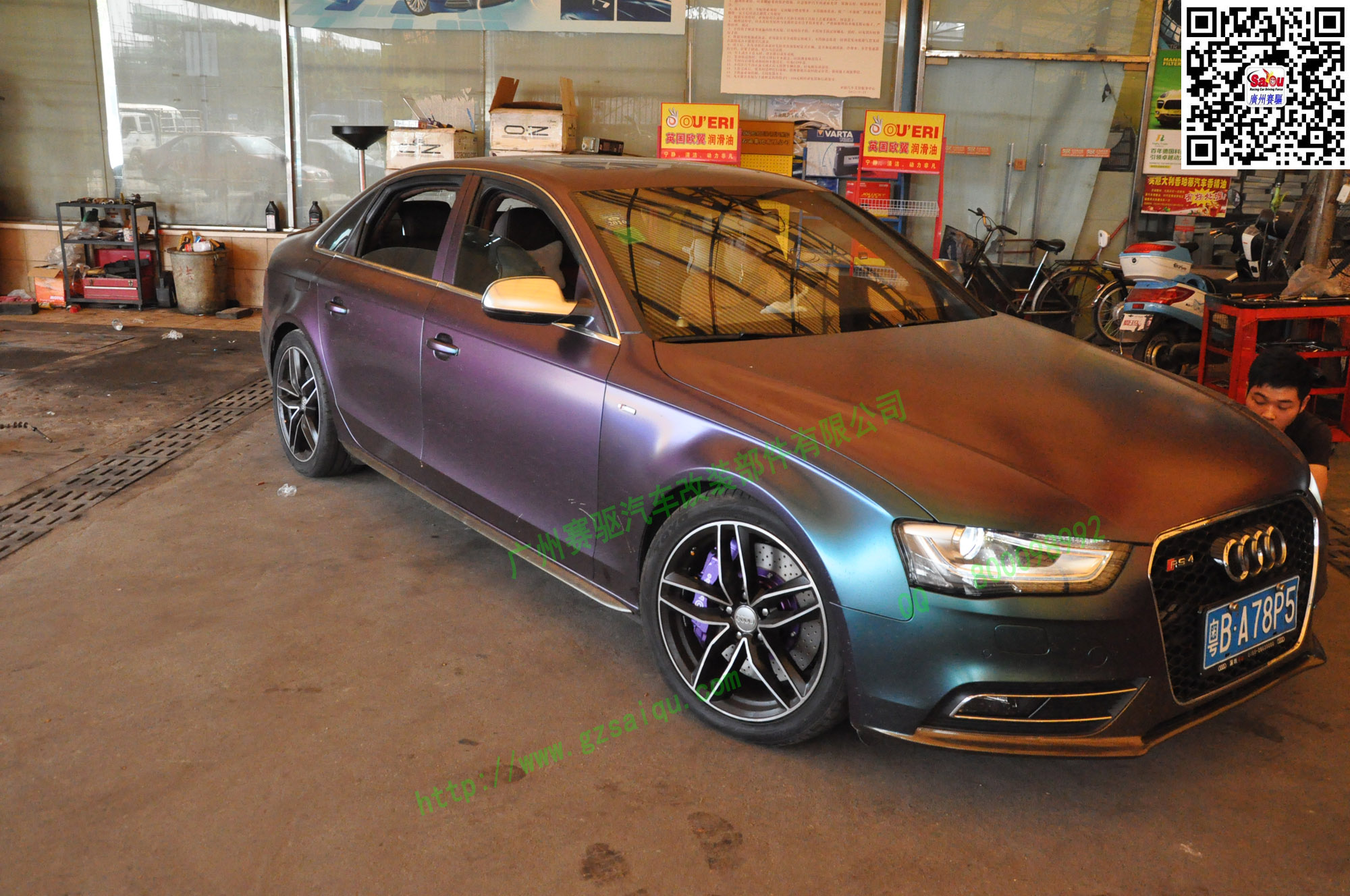 奧迪A4L改裝brembo卡宴剎車 奧迪A4L改裝brembo卡宴剎車