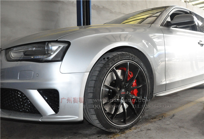 奧迪A4L剎車升級英國AP8520剎車分享 奧迪A4L剎車升級英國AP8520剎車分享