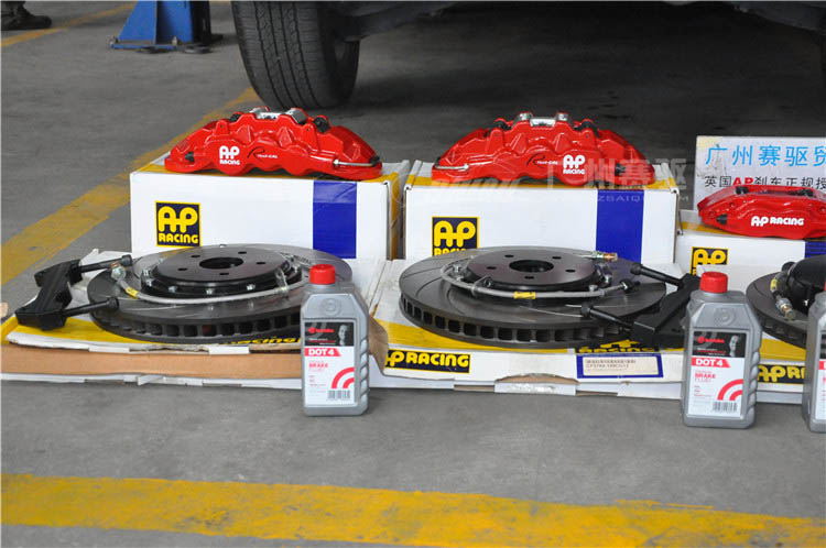 漢蘭達改裝升級AP8520大六活塞剎車套件前六后四 漢蘭達改裝升級AP8520大六活塞剎車套件前六后四