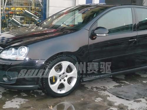 高爾夫GTI前剎車升級(jí) AP5200剎車鮑魚 配330mm*28mm 