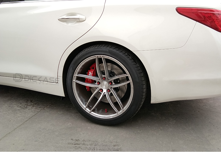 英菲尼迪Q50后輪改裝AP9542剎車 英菲尼迪Q50后輪改裝AP9542剎車