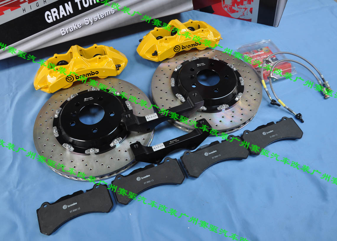 寶馬E60升級(jí)BREMBO GT版剎車 寶馬5系改裝剎車 BREMBO GT競(jìng)技版剎車