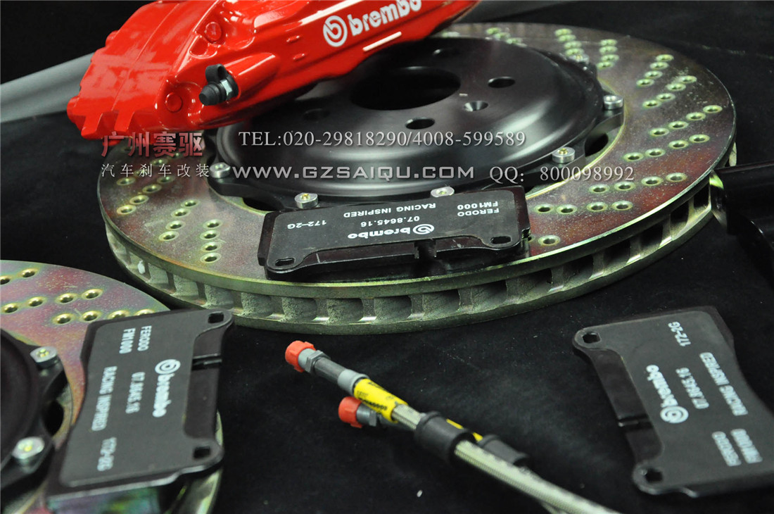 別克君威原裝位BREMBO 剎車(chē)套裝 F50大四活塞剎車(chē)鮑魚(yú) 大大提升制動(dòng)力