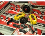制動(dòng)升級(jí)布雷博Brembo大六活塞卡宴版黃色款保證原裝正品