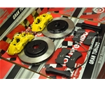 BREMBO GT6剎車(chē)套裝意大利原裝進(jìn)口六活塞黃色剎車(chē)卡鉗 意大利原裝正品