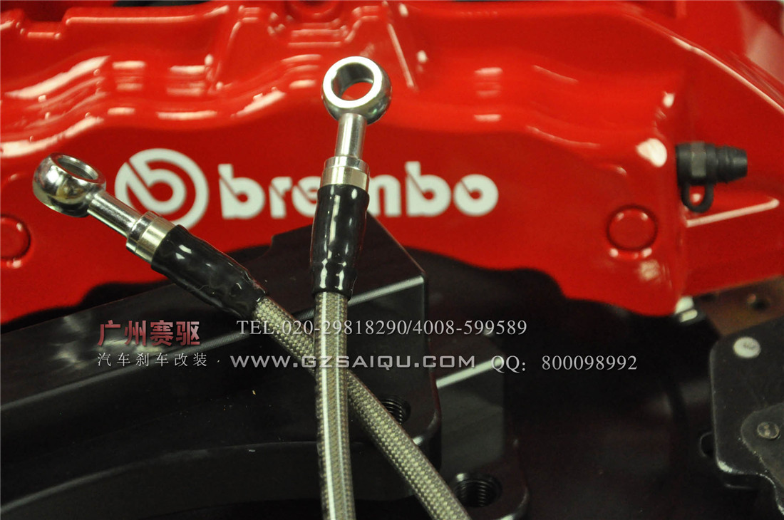 brembo 卡宴六活塞高性能剎車系統套件