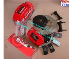 奧迪A6升級(jí)BREMBO F50剎車系統(tǒng)  競(jìng)技版大四活塞剎車鮑魚(yú)