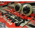 英菲尼迪FX35剎車升級意大利bremboGTN六活塞剎車套件，正品brembo剎車卡鉗
