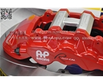 寶馬F10剎車改裝升級英國AP8520剎車套件，進(jìn)口大六活塞剎車卡鉗